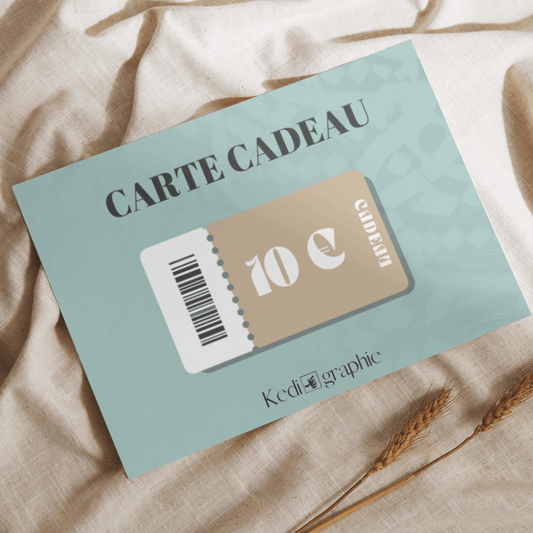 Carte Cadeau Kedigraphie