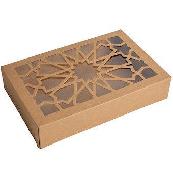 Boite cadeau - Kraft Oriental Rectangle